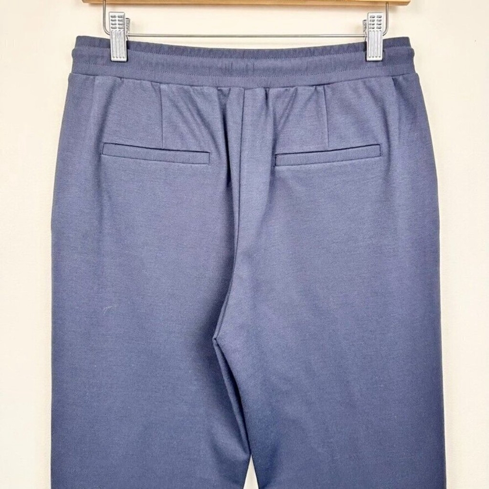 Olsen Womens Lisa Straight Leg Pants Size S Navy Blue Comfort - Picture 6 of 13